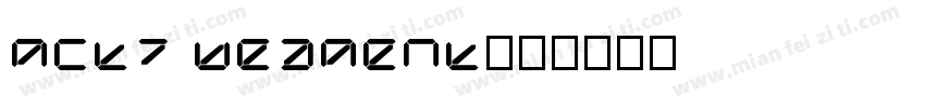 mct7 segment字体转换